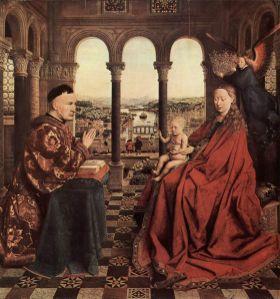 Jan van Eyck (1385-1441) " Jan van Eyck perfected the technique of oil painting. " He is thought to have been born in the village of Maaseyck in Belgium.