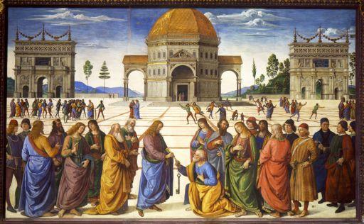 Perugino Christ Giving The Key to
