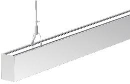 LED Linear Light Slim line(0-10v Dimming) 30% brightness 70% brightness Black Grey PF >0.