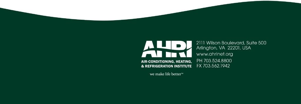AHRI Standard 545 2017 Standard for Performance Rating