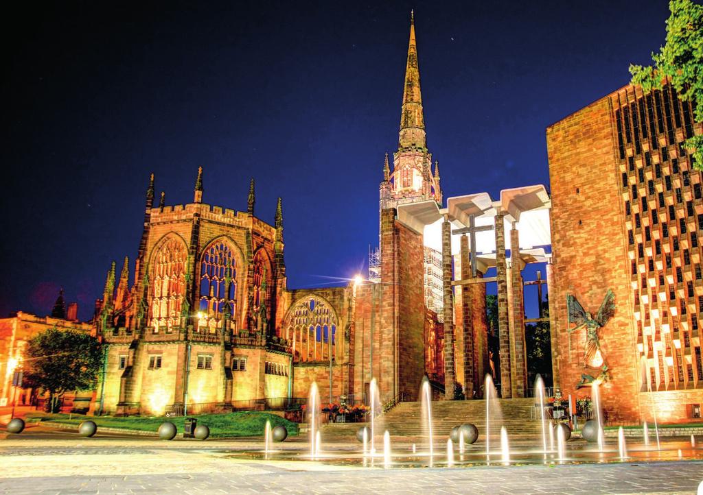 PILOTING NEW FESTIVAL IDEAS Sunrise at the Cathedral December 2018 - January 2019 Marking the end of the centenary celebrations of the old Coventry Cathedral and beckoning in a new dawn for 2019, a