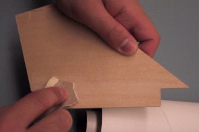 1) Remove the fins from the slots after allowing the ring to set in place from the previous section.