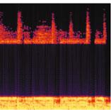 The spectrogram of the original audio, corrupted audio, output of the proposed method and PLCA are illustrated in Fig.5. The proposed method produces an output with a higher SNR than PLCA.