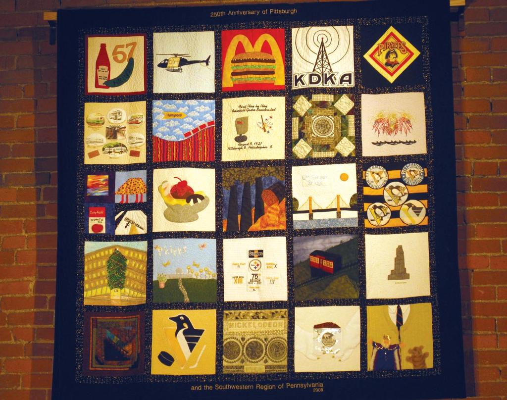 The 250th Anniversary Quilt. Heinz History Center Quilt Show BY Jane Miller Quilt shows aren t just for quilters at the Senator John Heinz History Center in Pittsburgh, Pa.