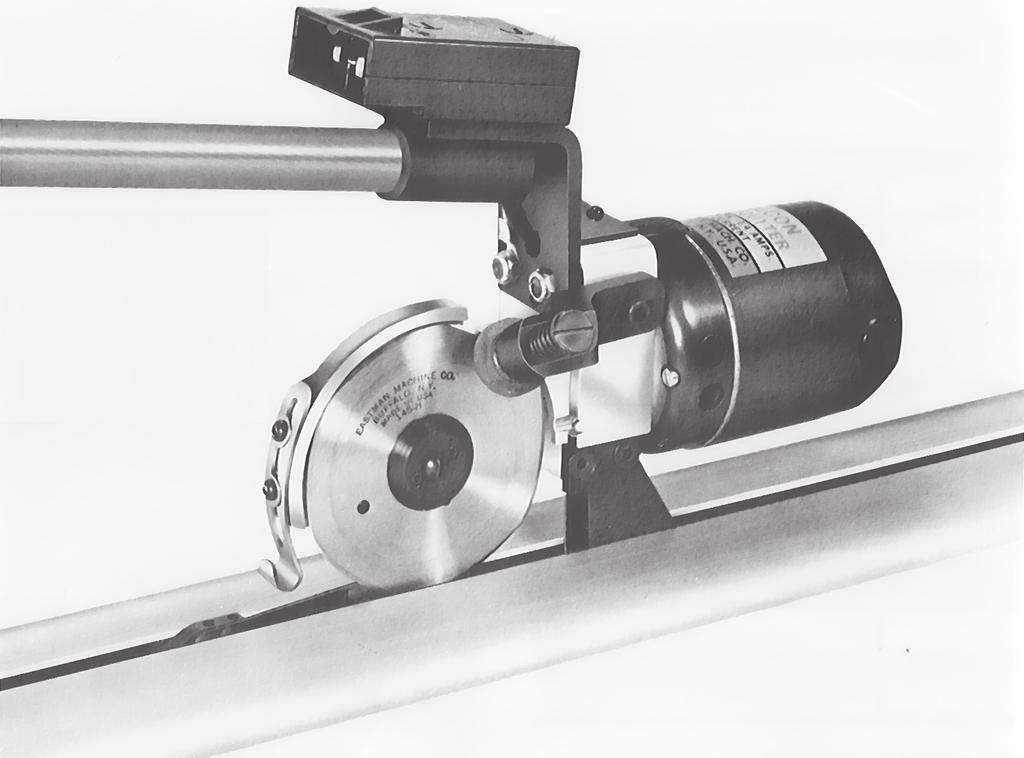 EASTMAN Falcon End Cutter with Lifting Mechanism Models: FAL-A FAL-E Please read completely before attempting to operate your Falcon End Cutter.