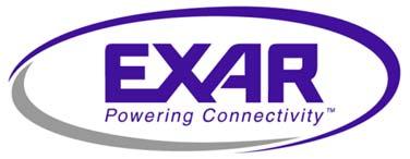 REVISION HISTORY Revision Date Description 2.0.0 06/04/2010 Reformat of datasheet 3.0.0 04/14/2015 Change of specs to match industry standards [ECN 1517-08] FOR FURTHER ASSISTANCE Email: Exar Technical Documentation: customersupport@exar.