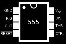 the 555 can operate as an oscillator. Uses include LED and lamp flashers, pulse generation, logic clocks, tone generation, security alarms, pulse position modulation, etc.