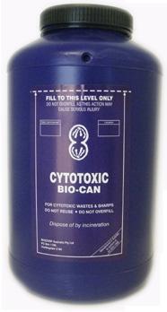 Cytotoxic Selection Handling of sensitive & dangerous cytotoxic waste requires high quality, yet incinerable, single use containers.