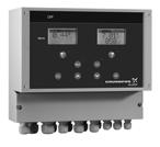 Technical data controllers and preassembled systems General data Electronics Max. distance from the to the sensors Display Indication mode Relay outputs (max. relay load 250 V/ 6 A, max.