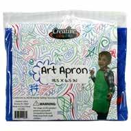 Art Apron W. Designs 18.5 X 6.