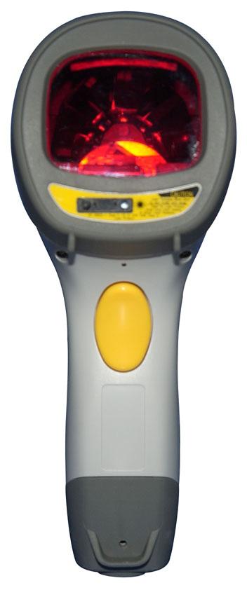 up scanner when presenting barcode in its range For beep tone indication Trigger to make data capture Use pin to loose interface cable When power is on, LED