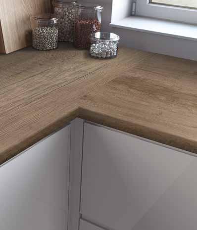 Your benefits at a glance Durability for a long lifespan High-scratch and impact resistance For a coordinated look a selection of our Worktops can be matched with doors, carcasses, shelving and end