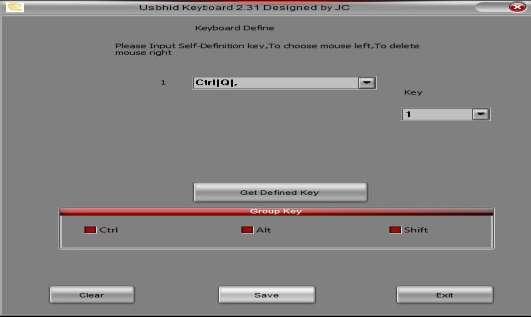 Input key 4. If you are installing the footswitch on a Micro-Image Capture 8, the Input Self Definition Key box should already contain the correct hot key combination for that system which is Ctrl/Q.