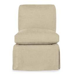 Baltimore 20 Armless Chair Skirted BR-2137.Chair (pictured) 20OW 27OD 31OH 18SH 17SD COM 4.5 Yards (54 Wide, Plain) Baltimore 23 Armless Chair Skirted BR-2138.