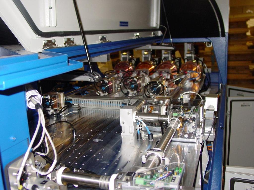 4 kw TRUMPF disk laser facility 1030 nm, M 2 ~ 10 Laser pumping Raman, Yb.