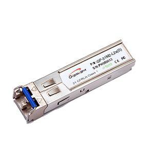 155Mbps SFP Optical Transceiver, 40km Reach GP-3103- L4x(D) Features Up to 155Mbps data-rate 1310nm FP laser and PIN photo detector for 40km transmission Compliant with SFP MSA and SFF-8472 with