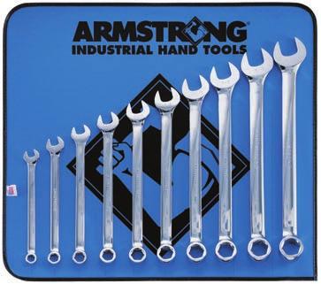 Wrenches Box ends are offset a true 15 Open end has a radius design for greater strength; compared to a hex open end Large size stamp on both ends and sides 0207472 25-212 3/8" 0207473 25-214 7/16"