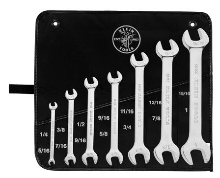 Open-End 7-Piece Open-End Wrench Set 68452 2.46 Cat. No.