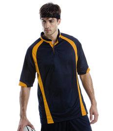 . Size: S M L XL Chest (to fit): 35/37 38/40 41/43 44/46 K993 Gamegear Cooltex Rugby Shirt 100% polyester Moisture wicking fabric allows you to stay cool, dry and comfortable.