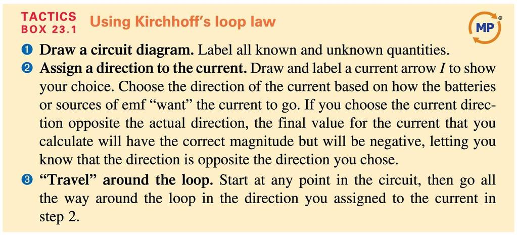 Kirchhoff s Laws Text: