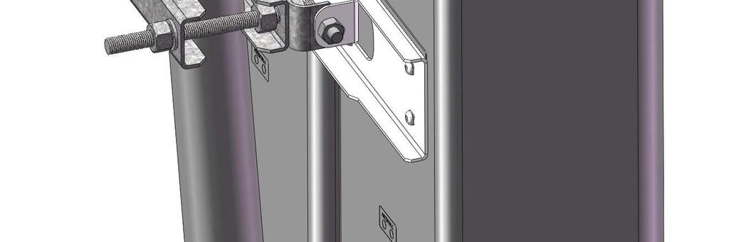 Downtilt angles in 1 increments can be obtained with the correct adjustment of the tilt arm bracket.