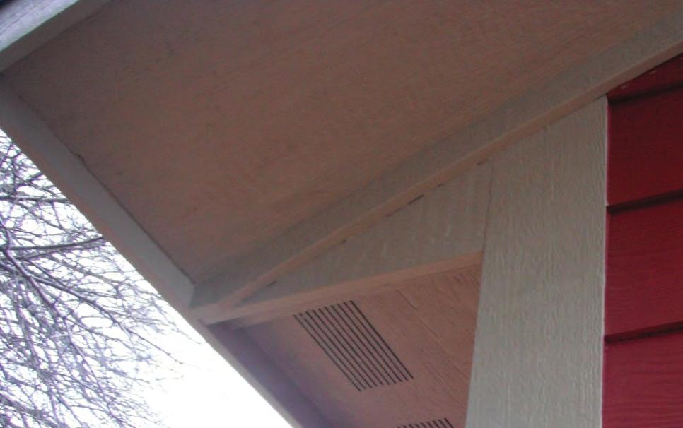 Page 9-20, 9-23 EXTERIOR TRIM Soffit Transitions For Brick-to-Siding The brick
