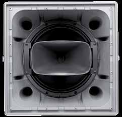 SHADOW 112HC can act as both a musical entertainment loudspeaker and a voice PA loudspeaker at the same time.