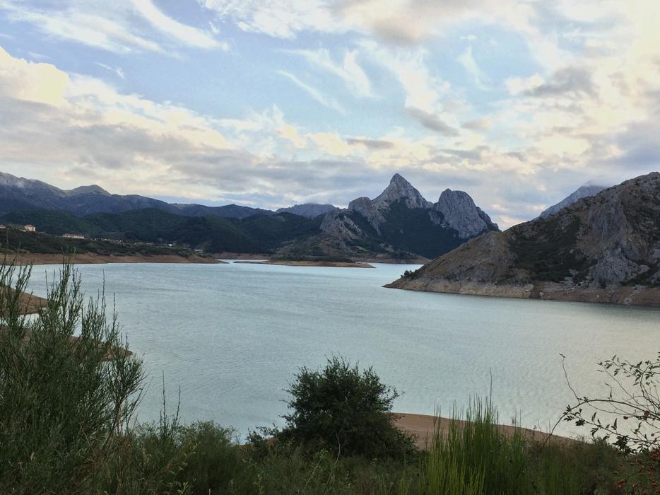 Riaño Reservoir and Peak