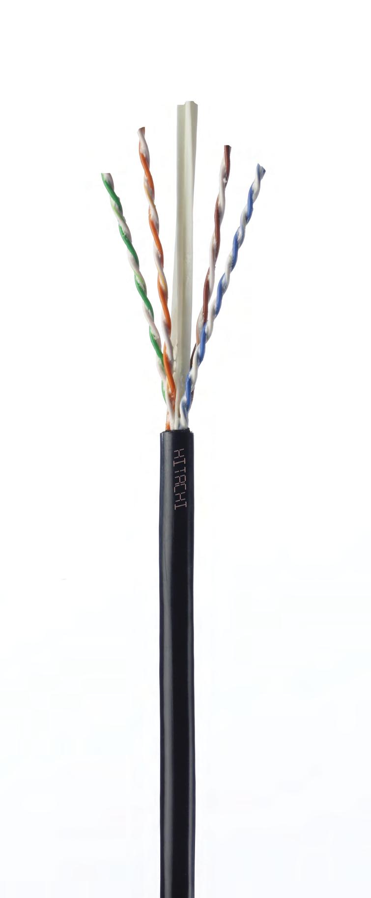 Outdoor Cable Special Applications Electrical Characteristics Input impedance Maximum resistance unbalance 5% 100 ± 15 Ω (1.