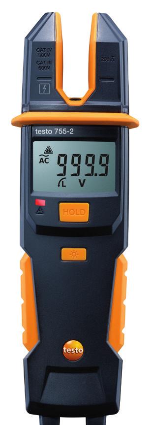 The first voltage tester measuring current. The current/voltage tester 755.