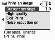Printing Photograph Let s select an image from the images stored on the memory card of the digital camera and print it. Printing an Image Displayed on the LCD 1 Turn on the printer and Load the Paper.