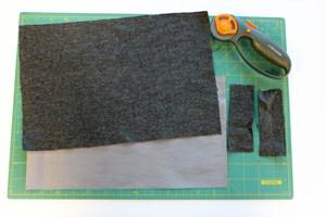 case about 24 inches long). Pins and scissors Ruler/measuring tape Scrap paper Rotary cutter and mat (optional) To begin, cut a rectangle of your fabric and lining 13 x 8 inches.