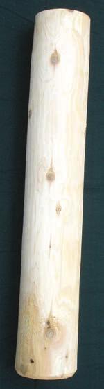 White Cedar Posts - Not Drilled Used with Square Cut Rail Sections and Tenoned Rail