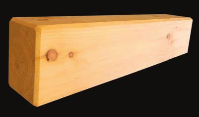 Pine Posts Pine Posts - Not Drilled Posts may be used interior or exterior. Pine will naturally develop cracks and checks which enhances its rustic appeal.
