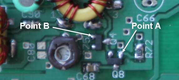 Install resistors: Bottom side R45, R46, R44, R47, R49 (75K ohm marked 753) Install resistors: Bottom side R50 (47K ohm marked 473), R48 (8.