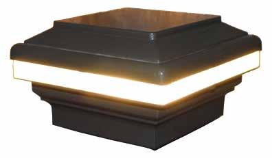 Clay Walnut 3-1/2 4-5/8 S 5 5-1/2 6 S 6-1/2 S Legends: S = Standard Stock Light = 48 Hour Lead Time NEW Walnut Color... AVAILABLE July 2016! Environmentally Friendly Deck Light.