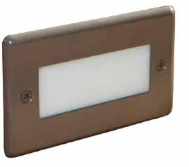 provides recessed rays of warm white LED