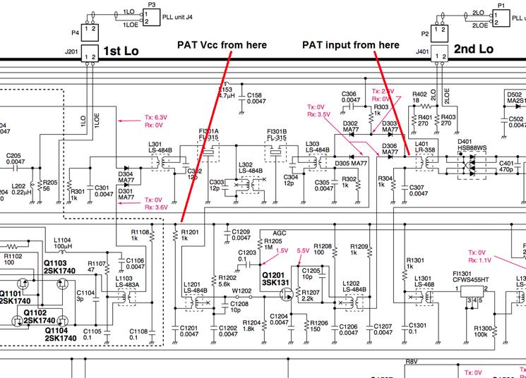 Panoramic Adaptor Installation IC718 These instruction cover installation of the PAT board in the 1st IF of the ICOM IC718 64.455MHz this gives access to all receiver options on the main receiver.