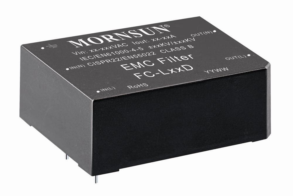 &2 EMC Filter FEATURES Compact size Design to suppress the AC power surge to achieve primary protection Ensure the power supply module to meet the requirement of CISPR22/ EN Class B Cost-effective