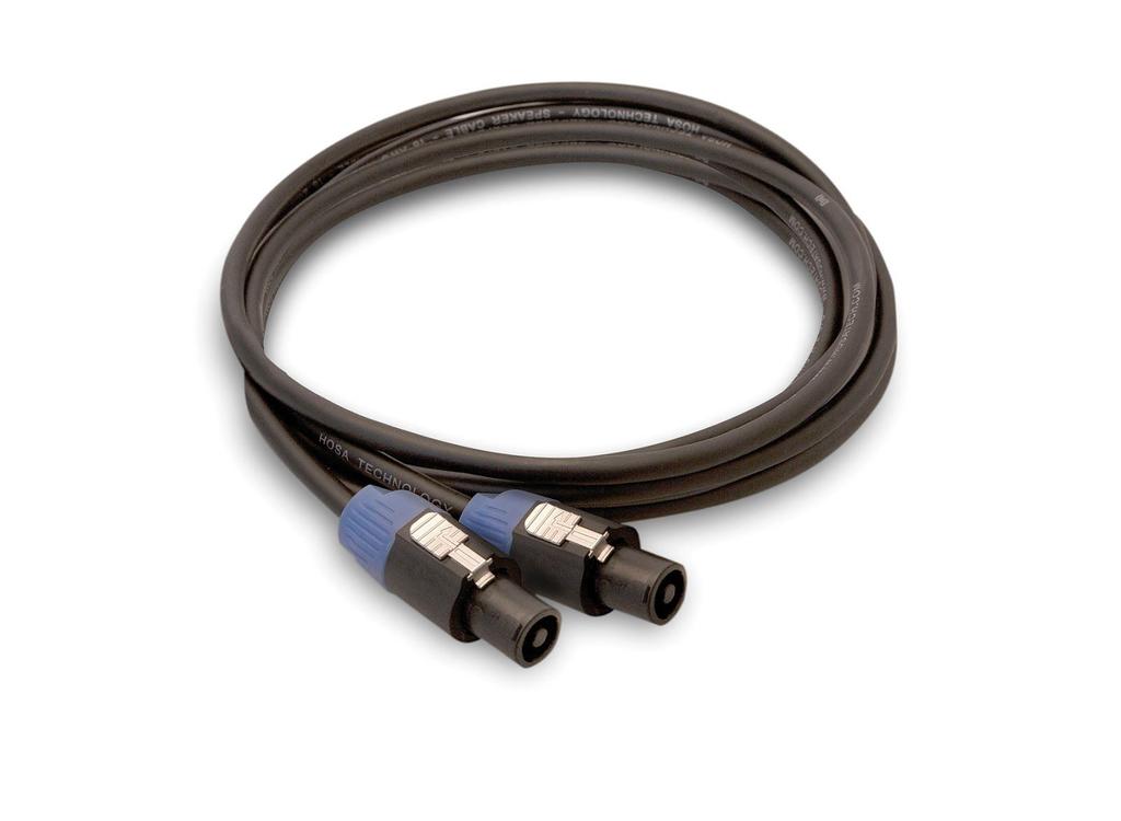 connectors that work with your speakers and with your amplifier.