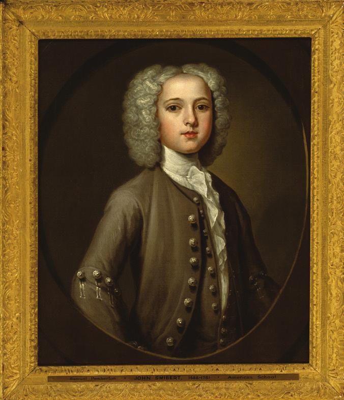 Pine Room Portrait of Samuel Pemberton John Smibert, Portrait of Samuel Pemberton, 1734, oil on canvas, the Museum of Fine Arts, Houston, the Bayou Bend Collection, museum purchase funded by Miss Ima