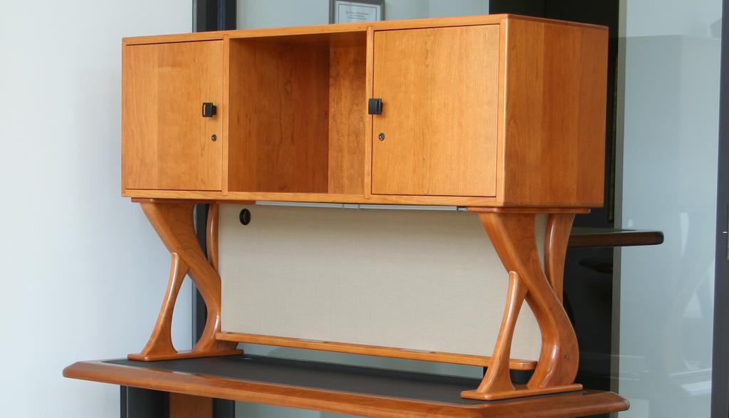 instruments, this hutch was engineered to add functionality to your workspace.