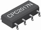 CPC217N Dual Normally Open 8-Pin SOIC OptoMOS Relay Parameter Rating Units Blocking Voltage 6 V P Current 12 ma rms / ma DC On-Resistance (max) 16 LED Current to operate 1 ma Features Designed for