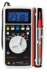 III according to IEC 61010-1, IEC 61010-2-033 Accessories supplied Red and black built in test-probe leads, 2 x 1.