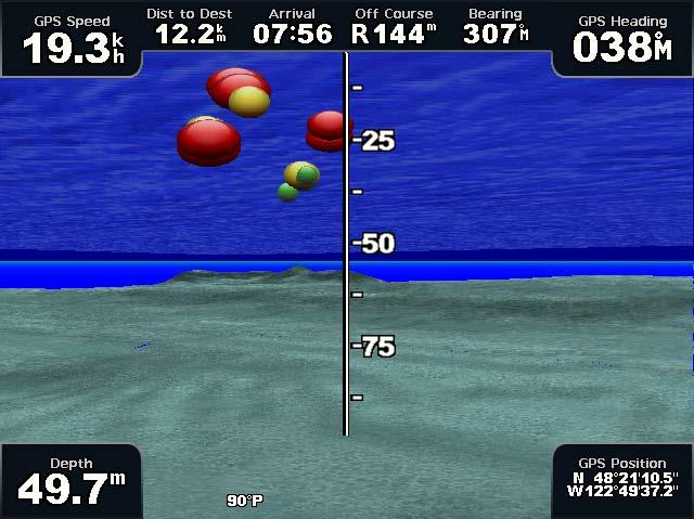 Showing Range Rings See Showing Range Rings (page 19). Charts and 3D Chart Views Selecting a Safe Depth Appearance You can set the appearance of a safe depth for Mariner s Eye 3D.