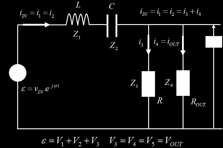 Kirchhoff s Law are used Load OUT to find the relationships between the currents and the relationships the