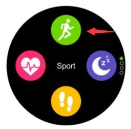 Multi-Sport: prezintă 4 moduri sport.