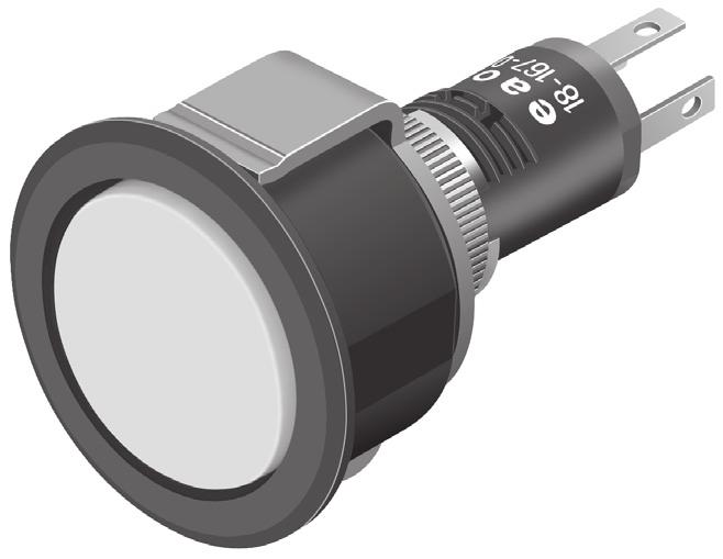 8 Flush design Indicator, IP 40 4 max. Equipment consisting of (schematic overview) Lens 8 30.5 Actuator Product can differ from the current configuration.