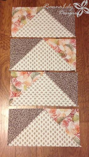 Stitch all the required geese blocks for your quilt size.