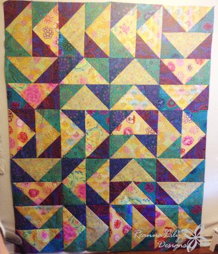 I learned my lesson quilting the test quilt and decided to try an